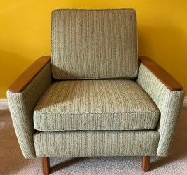Danish chair teak arm tops